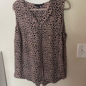 Animal print, detailed tank top